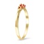 The Aimil Ring, smalltop view on a hand