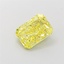 2.42 Ct. Fancy Vivid Yellow Radiant Lab Grown Diamond