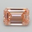 4.01 Ct. Fancy Intense  Pink Emerald Lab Grown Diamond