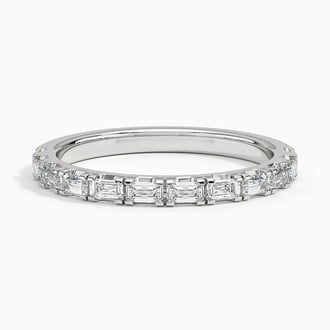 Gemma Baguette Diamond Ring (1/2 ct. tw.) in 18K White Gold