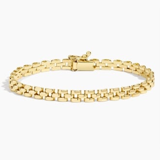 6.5 in. Panther Link Chain Bracelet