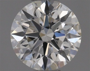 Round diamond — real photo