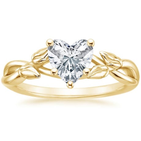 18K Yellow Gold Budding Willow Ring with Winding Willow Ring