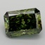 4.50 Ct. Fancy Vivid  Green Radiant Lab Grown Diamond
