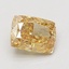 1.07 Ct. Fancy Intense Yellow Cushion Lab Grown Diamond