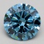 3.01 Ct. Fancy Vivid Blue Round Lab Grown Diamond