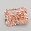 4.06 Ct. Fancy Vivid Pink Radiant Lab Grown Diamond