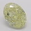 3.02 Ct. Fancy Light Yellow Oval Diamond