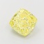 2.07 Ct. Fancy Intense Yellow Cushion Lab Grown Diamond