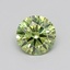 0.27 Ct. Fancy Vivid  Green Round Lab Grown Diamond