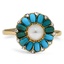 Art Deco Pearl Vintage Ring