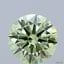 2.51 Ct. Fancy Vivid Green Round Lab Grown Diamond