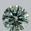 12.76 Ct. Fancy Vivid Green Round Lab Grown Diamond