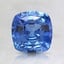 6.5x6.3mm Blue Cushion Sapphire