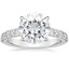 18K White Gold Anthology Half-Coverage Diamond Ring (1/2 ct. tw.), smalltop view
