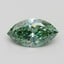 2.03 Ct. Fancy Vivid Green Marquise Lab Grown Diamond