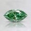 0.5 Ct. Fancy Vivid Pacific Green Marquise Lab Grown Diamond