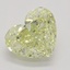 1.05 Ct. Fancy Light Yellow Heart Diamond