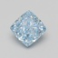 2.06 Ct. Fancy Vivid Blue Cushion Lab Grown Diamond