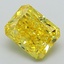 2.32 Ct. Fancy Vivid Yellow Radiant Lab Grown Diamond