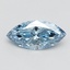1.03 Ct. Fancy Vivid Blue Marquise Lab Grown Diamond