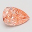 5.10 Ct. Fancy Vivid Pink Pear Lab Grown Diamond