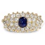 Victorian Sapphire Cocktail Ring