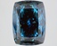 8.04 Ct. Fancy Vivid Blue Cushion Lab Grown Diamond