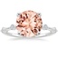 18K White Gold Aimee 1.4mm Diamond Ring, smalltop view
