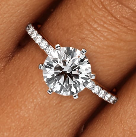 Six Prong Classic Diamond Ring