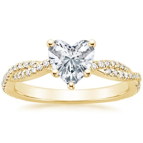 18K Yellow Gold Petite Luxe Twisted Vine Bridal Set (1/2 ct. tw.)