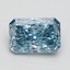 1.45 Ct. Fancy Vivid Blue Radiant Lab Grown Diamond