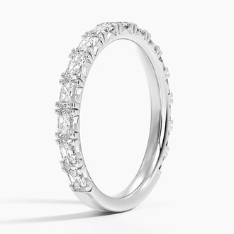 Nathalie Radiant Cut Lab Diamond Ring (7/8 ct. tw.) in Platinum