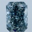 2.53 Ct. Fancy Vivid Green Blue Radiant Lab Grown Diamond
