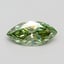 1.00 Ct. Fancy Vivid Green Marquise Lab Grown Diamond
