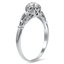 The Sarai Ring, smalltop view on a hand
