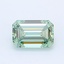 0.94 Ct. Fancy Intense Green Emerald Lab Grown Diamond
