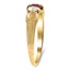 The Karma Ring, smalltop view on a hand
