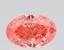 0.77 Ct. Fancy Vivid Pink Oval Lab Grown Diamond