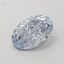 1.07 Ct. Fancy Intense  Blue Oval Lab Grown Diamond