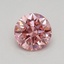 0.44 Ct. Fancy Vivid Pink Round Lab Grown Diamond