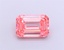 1.61 Ct. Fancy Vivid  Pink Emerald Lab Grown Diamond