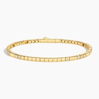 Petite Love Decoded Personalized Diamond Bracelet