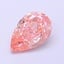 1.26 Ct. Fancy Intense  Pink Pear Lab Grown Diamond