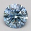 2.03 Ct. Fancy Blue Round Lab Grown Diamond