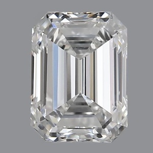 Emerald diamond — real photo