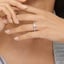 18K White Gold Olympia Half Coverage Diamond Ring, smalladditional view 1