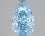 2.02 Ct. Fancy Vivid Blue Pear Lab Grown Diamond