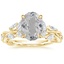 14K Yellow Gold Secret Garden Diamond Ring (1/2 ct. tw.), smalltop view