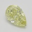 1.57 Ct. Fancy Yellow Pear Diamond